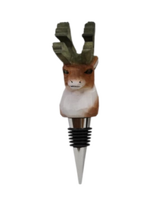 Deer Wood Bottle Stopper