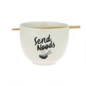 Send Noods Ramen Bowl and Chopstick Set Send Noods Ramen Bowl and Chopstick Set