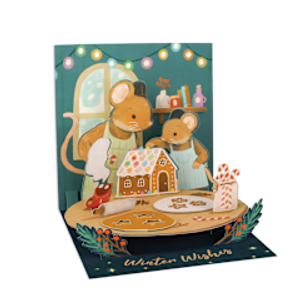 Pop-up Holiday Mouse Card