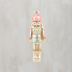 Nutcracker Glass Ornament