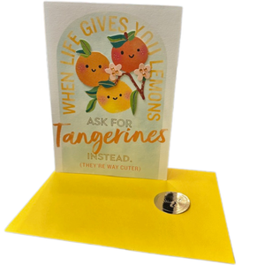 Ask For Tangerines Blank Card