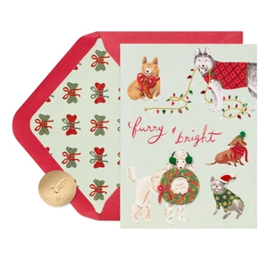 Holiday Dogs Christmas Card