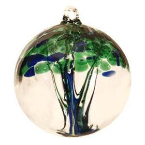 5in Celebration Harmony Orb green & blue