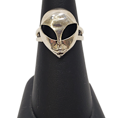 Silver Alien Ring S6