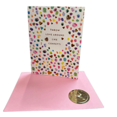 Love Confetti Card