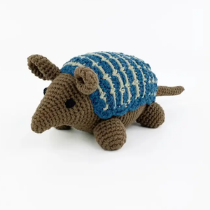 Crochet Plushie Armadillo Blue