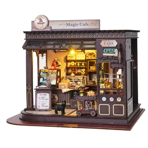 DIY Miniature House Kit: Magic Café