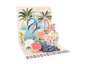 Garden Peacock Card