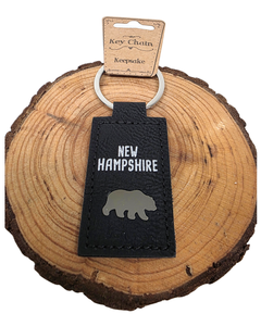 Leather Patch Bear NH Black