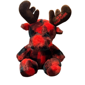 Plush Plaid Moose