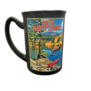NH Poster Art Canoe Mug