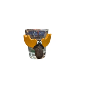NH Bustin out moose Shot Glass