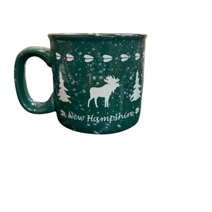 Moose & Trees Green Mug