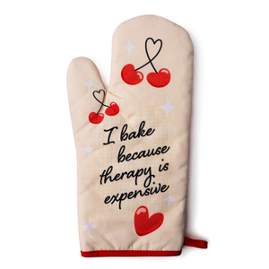 Two Left Feet Oven Mitt - I bake because therapy