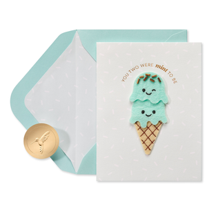 Mint to Be Anniversary Card