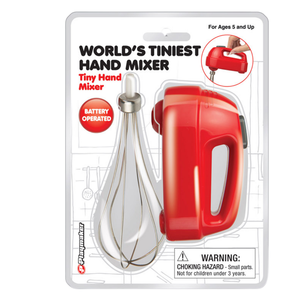 Worlds Tiniest Hand Mixer Red