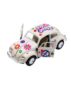 1967 VW Beetle - White with Flower