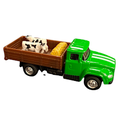 Farm Truck Cow - Green