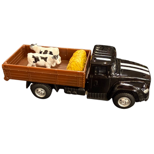 Farm Truck with Cow - Black