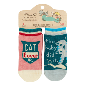 Kids Socks Cat Lover / Baby Did It