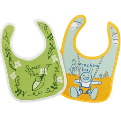 Baby Bib Sweet Pea / Wrecking Ball