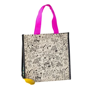 Insulated Lunch Bag Live Happy Doodles