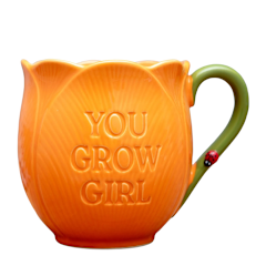 You Grow Girl Tulip Mug