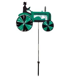 19in Green Tractor Spinner