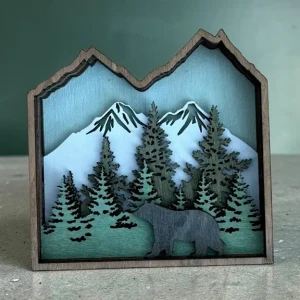 Mountain Pines Bear Shelf Sitter