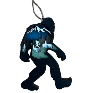Bigfoot Wood Ornament