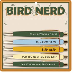 Bird Nerd Pen Set