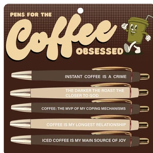 Coffee Obsessed Pen Set