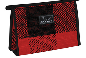 Audrey Pouch - Chili and Black Check Audrey Pouch - Chili and Black Check