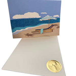 Umbrella & Lounge Chair Retirement Card
