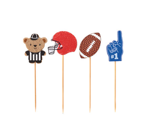 Football Icons Birthday Candles