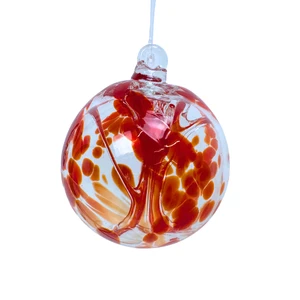 3in Birthstone January Garnet Orb