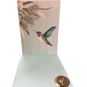 Watercolor Hummingbird Sympathy Card