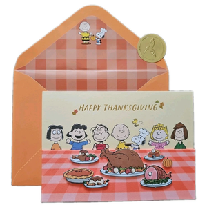 FSC Peanuts Feast Thanksgiving Card