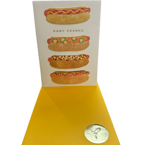 Many Franks Thank You Card