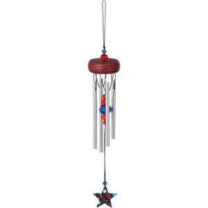Mini Chime Star, Red / White / Blue