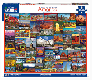 Best Places In America 1000 Piece Puzzle Best Places In America 1000 Piece Puzzle