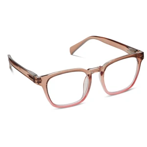 2.00 Latte Tan/Coral Glasses