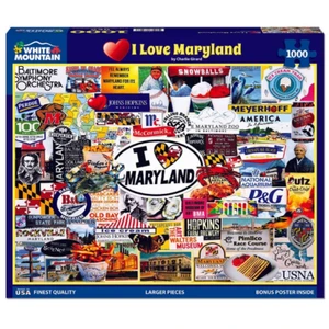 I Love Maryland 1000 Piece Puzzle