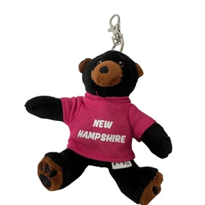 Bear with Pink T-Shirt Keychain