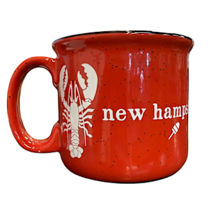 Red NH lobster Camp Mug