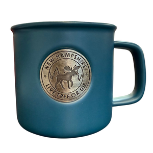 NH Teal + Pewter Mug
