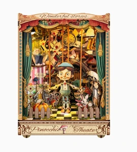 DIY Book Nook Kit: Pinocchio Theater
