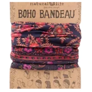 Boho Indigo Willow Medallion Headband