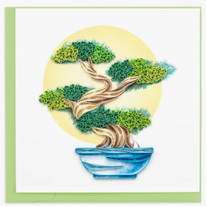 Quilled Bonsai Tree Card Quilled Bonsai Tree Card