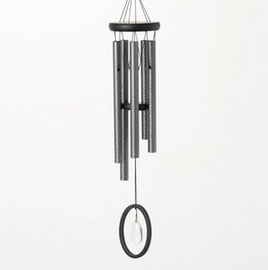 Medium Crystal Silence Silver Chime Medium Crystal Silence Silver Chime